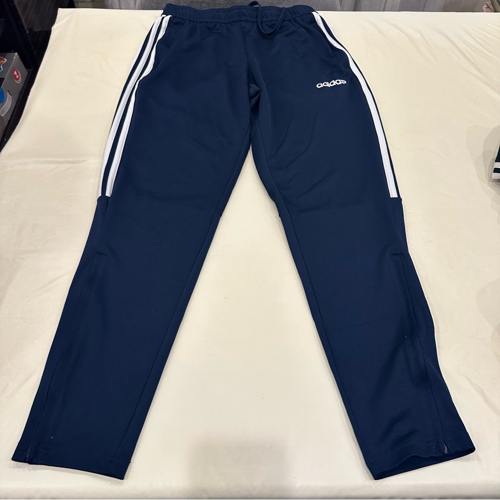 Adidas Navy Blue Joggers Sz Medium